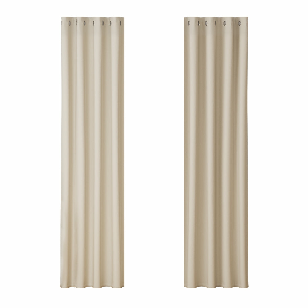 Thermally Insulated Blockout Curtains Set Curtains