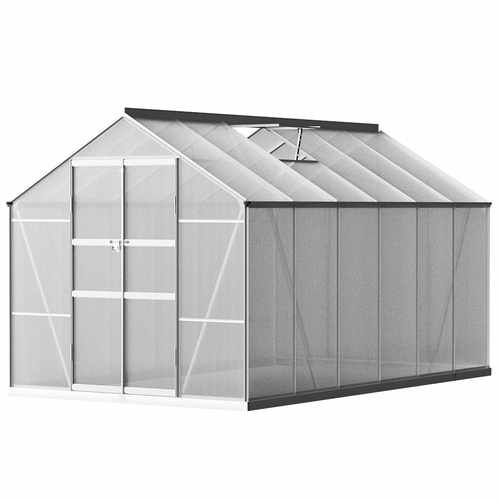 Twin-Wall Aluminium Greenhouse Garden & Accessories