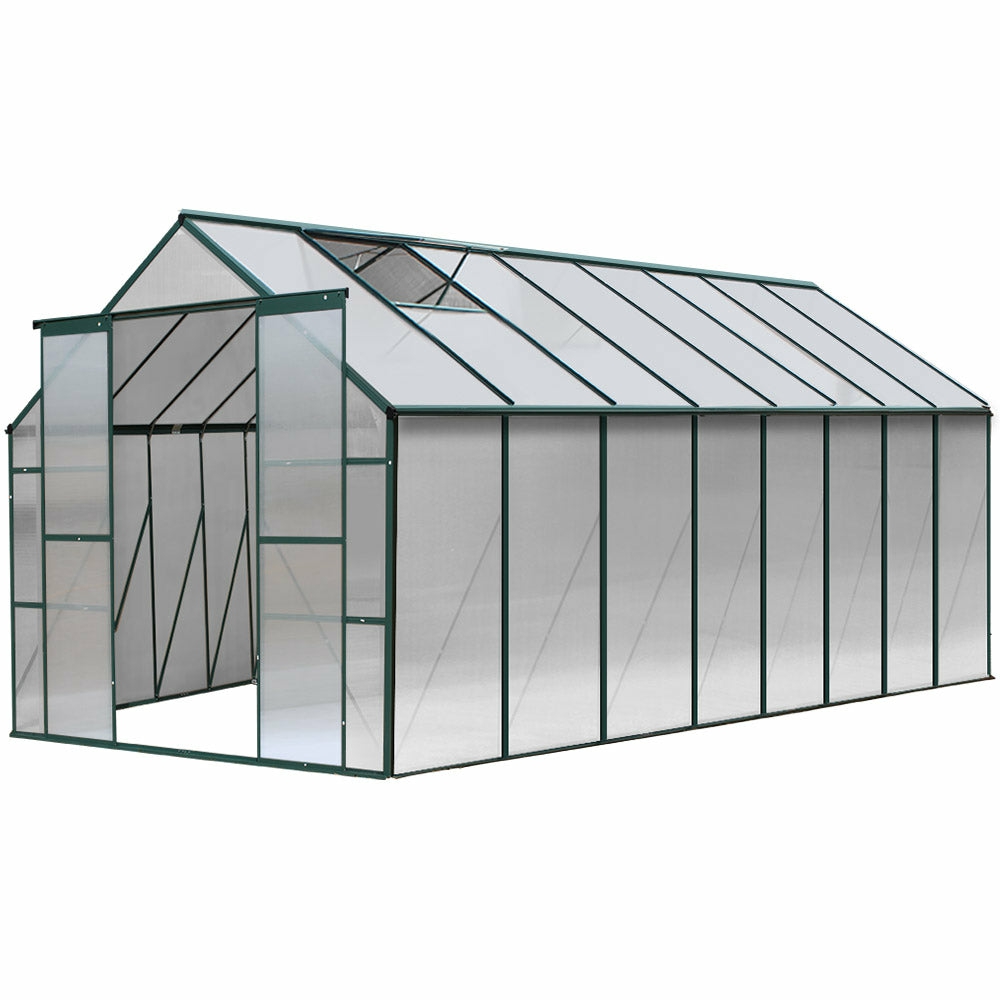 Uv-Resistant Aluminium Greenhouse 5.1X2.44X2.1M Garden & Accessories