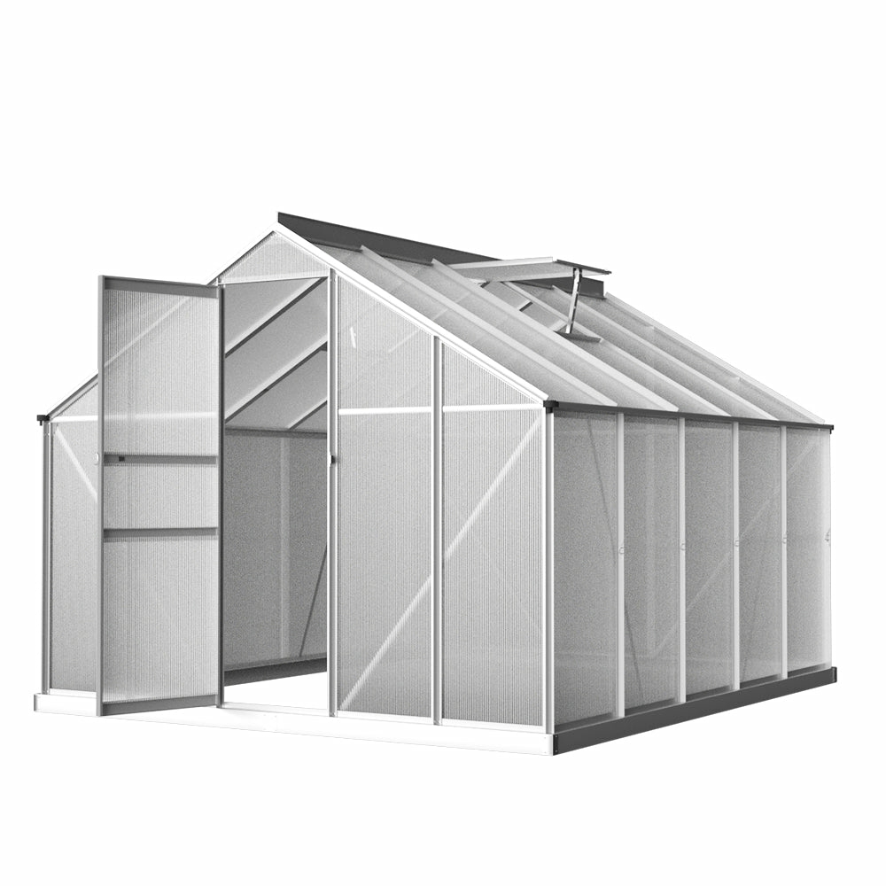 Uv-Resistant Aluminium Polycarbonate Greenhouse Garden Shed Garden & Accessories