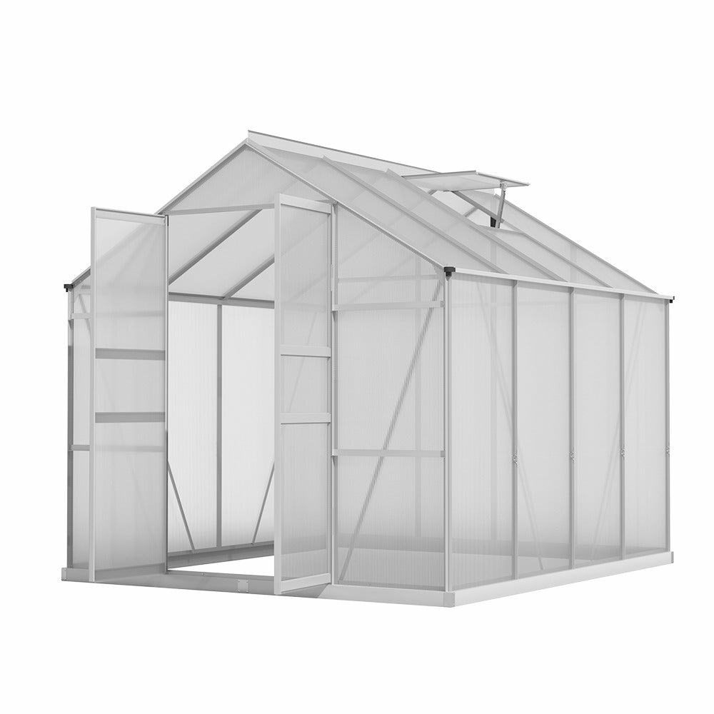 Uv-Resistant Aluminum Greenhouse With Pc Panels, Garden & Accessories