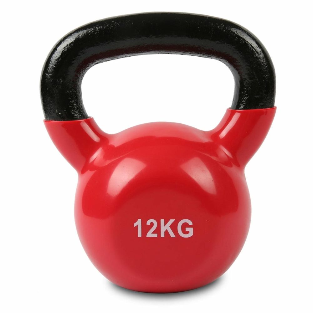 Vinyl Dipped Kettlebell 12Kg Anti-Scratch Fitness Accessories