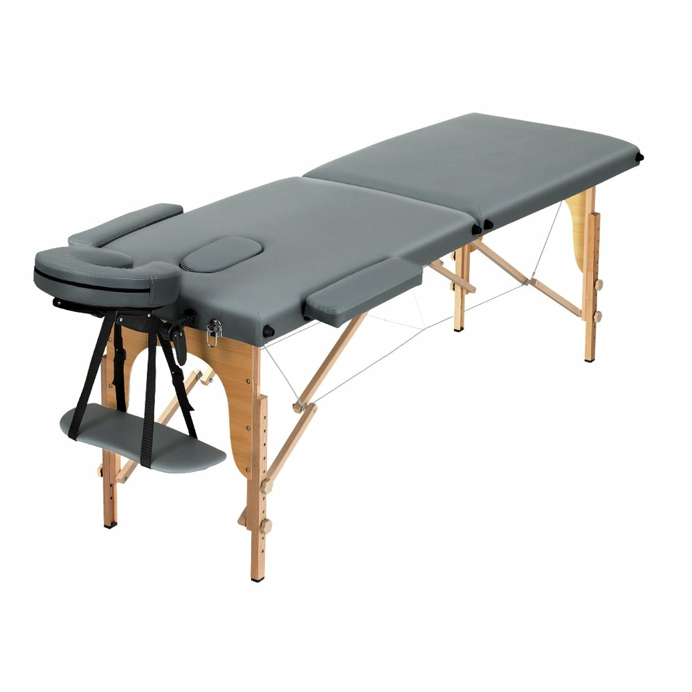 Adjustable Portable Wooden Massage Table Health & Beauty