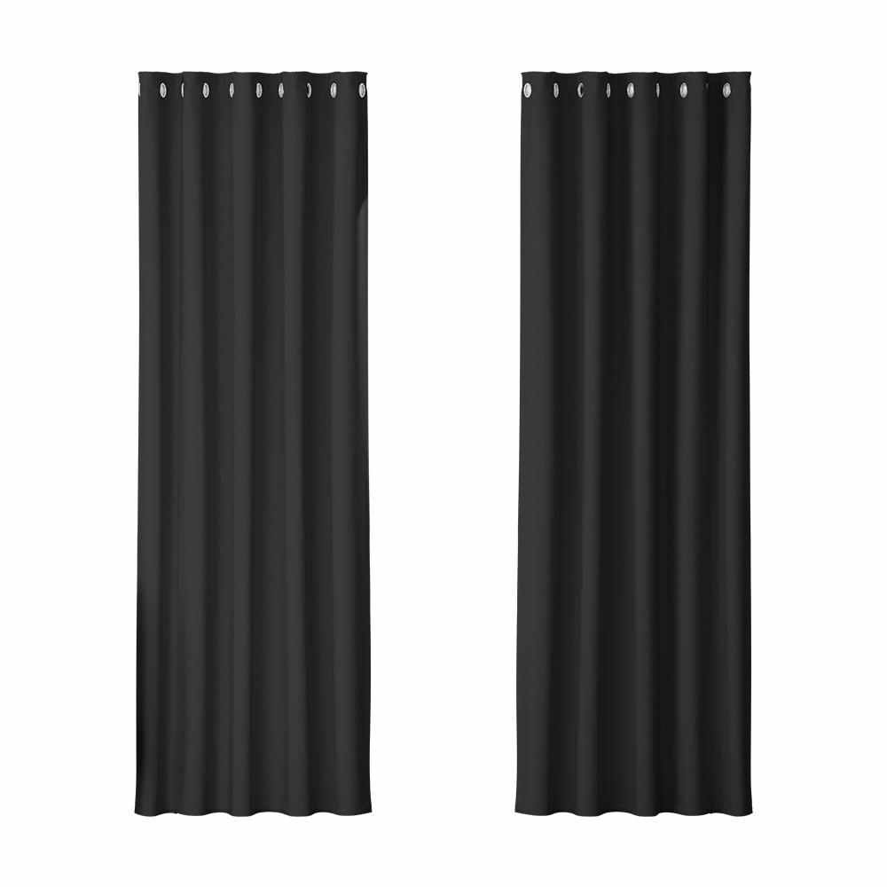 Black Thermal Blockout Curtains Curtains