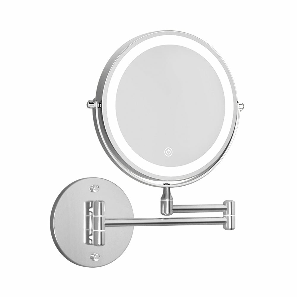 Led Magnifying Extendable Makeup Mirror With Touch Controls Health & Beauty