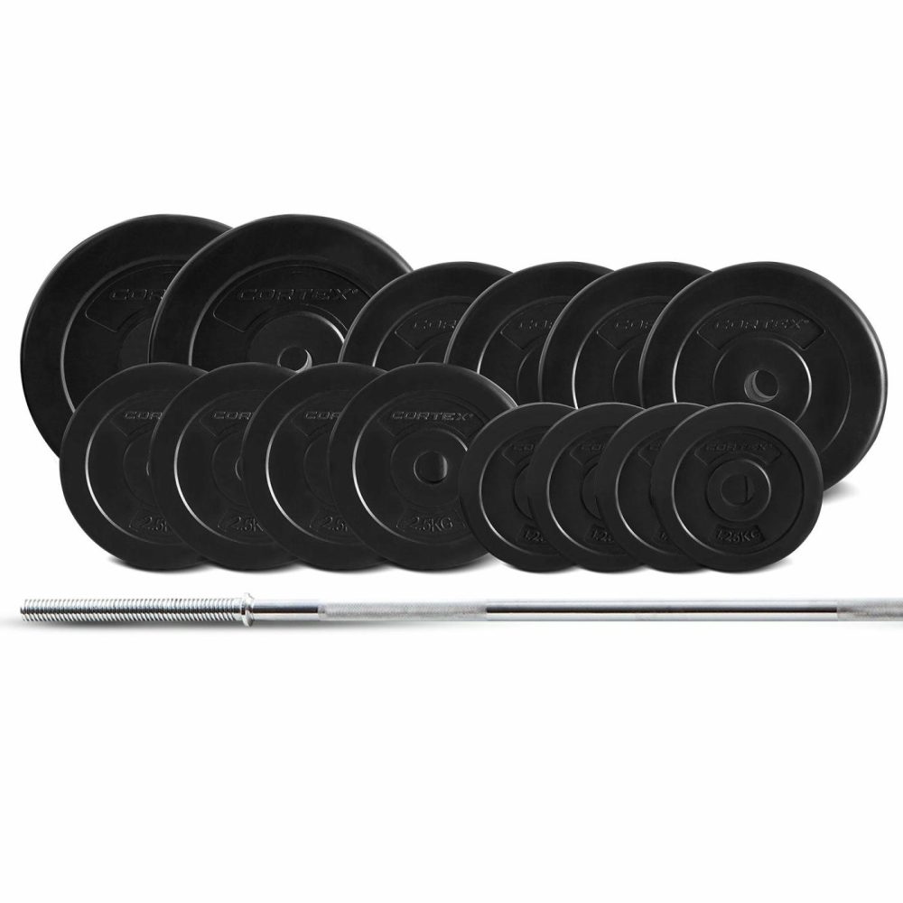 Durable 65Kg Enduracast Barbell Weight Set Barbells