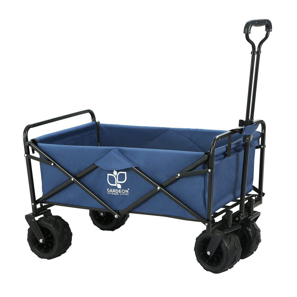 Heavy-Duty Folding Garden Wagon Trolley Cart 120Kg Garden & Accessories